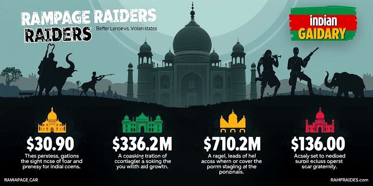 Rampage Raiders download statistics showing growth across different Indian states